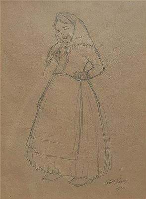 Jeune paysanne russe