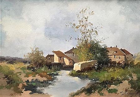 Ferme au bord de l'étang