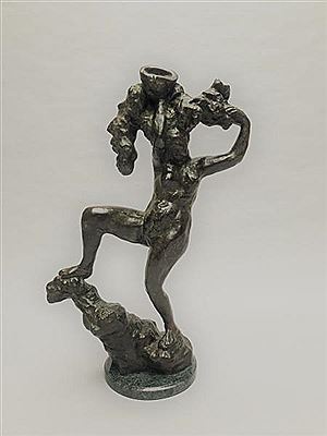 Bacchante aux raisins, ventre non lisse, dite première composition