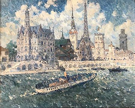 Péniche sur la Seine