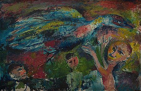 Figures and Bird