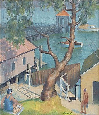 Boatsheds and Manly Baths 1943