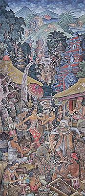 Upacara di Pura by I Wayan Pendet - Auction record, sale price, and art valuation. Compare with similar artists and explore comparable artworks.