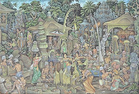 Upacara by I Gusti Made Kwanji - Auction record, sale price, and art valuation. Compare with similar artists and explore comparable artworks.