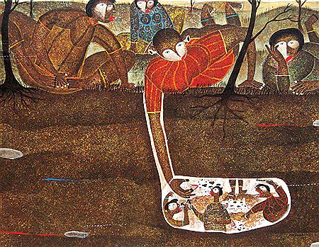 Mencari Orang-orang Marjinal by I Made Arya Palguna - Auction record, sale price, and art valuation. Compare with similar artists and explore comparable artworks.