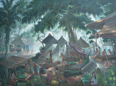 Suasana Pasar di Bali