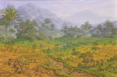 Musim Panen by I Komang Muliarta - Auction record, sale price, and art valuation. Compare with similar artists and explore comparable artworks.
