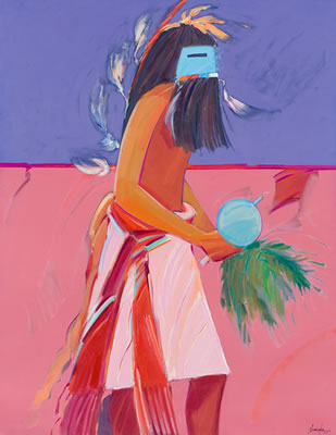 Ang-Ak-China (Long Hair Kachina)