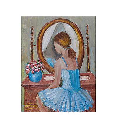Mujer en el tocador