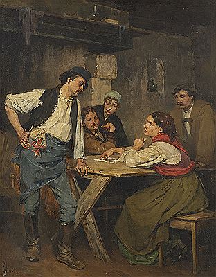 La partie de cartes by Lajos Deak Ebner - Auction record, sale price, and art valuation. Compare with similar artists and explore comparable artworks.