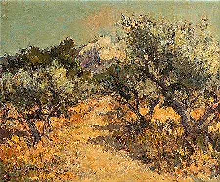 Oliviers en Provence by Pierre Gontard - Auction record, sale price, and art valuation. Compare with similar artists and explore comparable artworks.