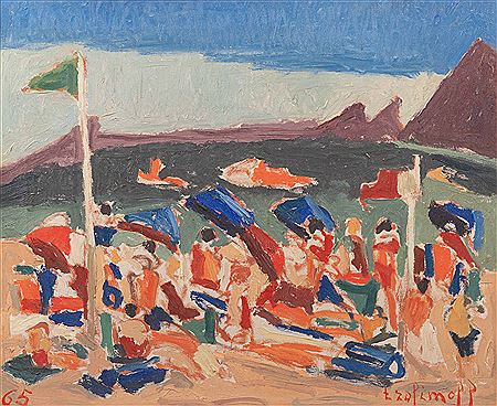 Plage dans le Var, 1965 by Pierre Trofimoff - Auction record, sale price, and art valuation. Compare with similar artists and explore comparable artworks.