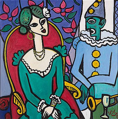Couple aux clowns by Jacques Pellegrin - Auction record, sale price, and art valuation. Compare with similar artists and explore comparable artworks.