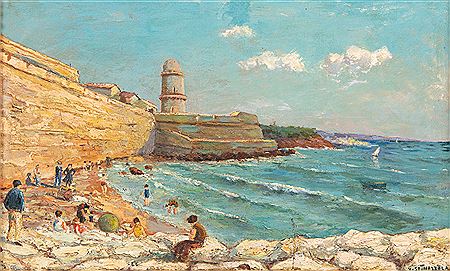 Le port de Marseille et le fort Saint-Jean