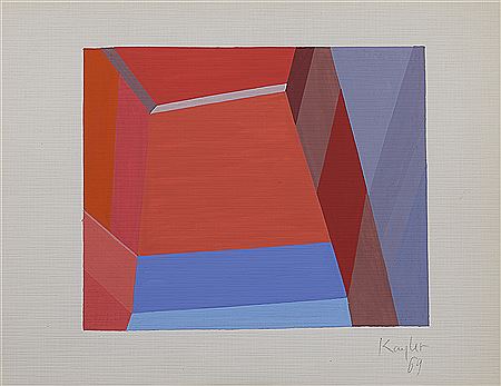 Sample artwork by Richard Kayler (1927 - 1997), known for painting - View similar artists and auction records