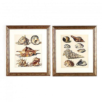 Large Pair of Shell paintings