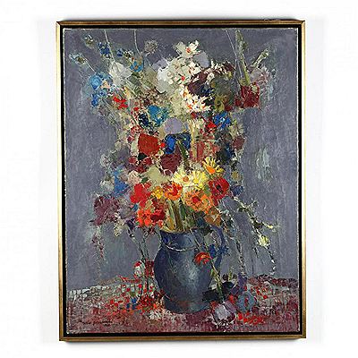 Sample artwork by Denise Bourdouxhe (1925 - 1990), known for painting - View similar artists and auction records