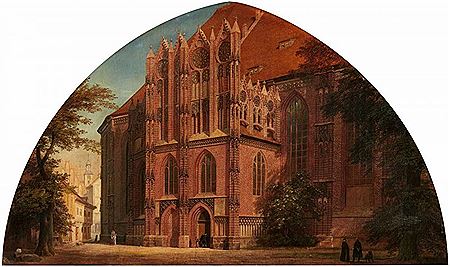 View of St. Catherine's Church in Brandenburg an der Havel
