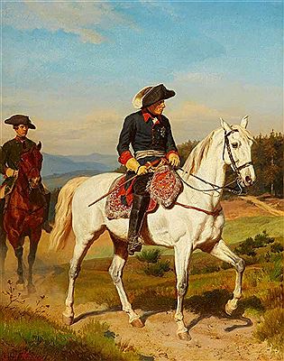 King Friedrich at Schweidnitz