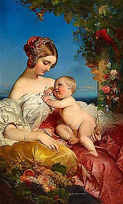 Young Mother and Child