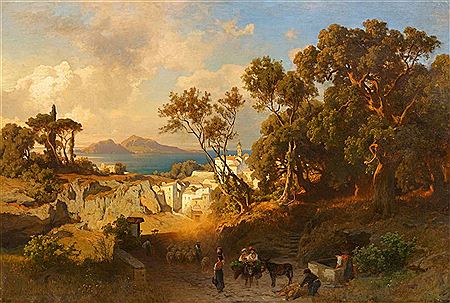 The Bay of Naples with a View of Capri by Carl Jungheim - Auction record, sale price, and art valuation. Compare with similar artists and explore comparable artworks.
