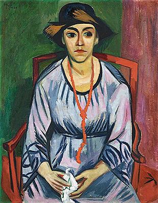The blue dress: Portrait of Dr. Plietzsch
