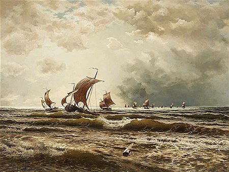 Return of the Blankenbergh Fishing Fleet