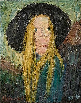 Dame mit Hut