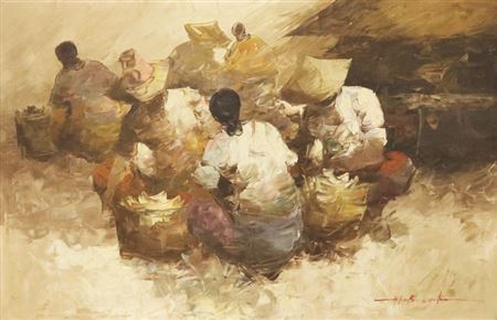 Sample artwork by Alfredo Buenaventura (1942 - 1982), known for painting - View similar artists and auction records