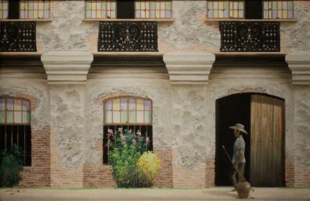 Sample artwork by Lauro Memije (Born 1950), known for painting - View similar artists and auction records