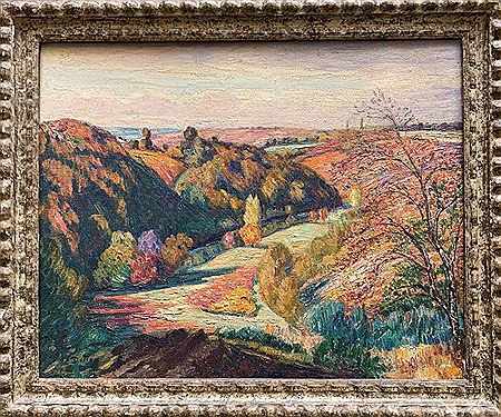 Paysage creusois en automne