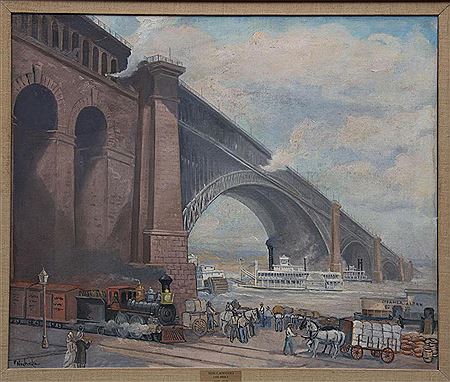 The St. Louis Riverfront and the Old Ead's Bridge