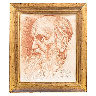 ESTUDIO PARA EL RETRATO DEL DR. ATL by Francisco Camps Ribera - Auction record, sale price, and art valuation. Compare with similar artists and explore comparable artworks.