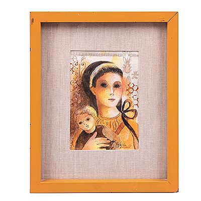 Maternidad by Yolanda Quijano - Auction record, sale price, and art valuation. Compare with similar artists and explore comparable artworks.