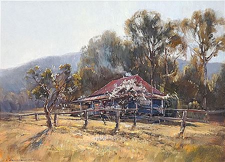Spring Morning, Upper Kangaroo Valley by John Sharman - Auction record, sale price, and art valuation. Compare with similar artists and explore comparable artworks.