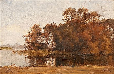 River Scene by Dirk Gerard Ezerman - Auction record, sale price, and art valuation. Compare with similar artists and explore comparable artworks.