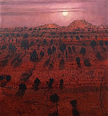 Moonlight Central Desert by Clem Millward - Auction record, sale price, and art valuation. Compare with similar artists and explore comparable artworks.