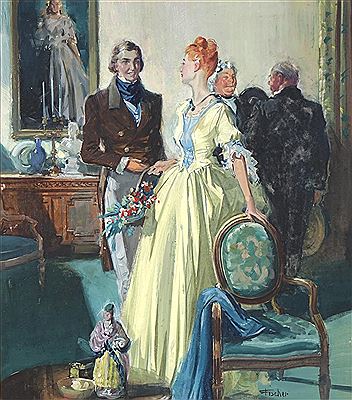 Courting Young Couple by Amandus Julius Fischer - Auction record, sale price, and art valuation. Compare with similar artists and explore comparable artworks.