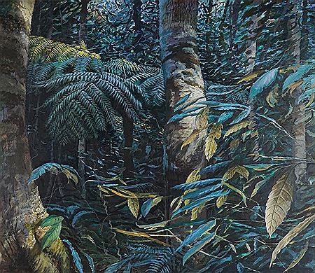 Dorrigo Bark, Last Light, 1989 by David Schlunke - Auction record, sale price, and art valuation. Compare with similar artists and explore comparable artworks.