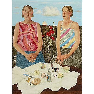Sample artwork by Jennifer McRae (Born 1959), known for portraits - View similar artists and auction records