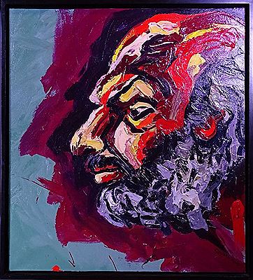 Autoportrait de profil-