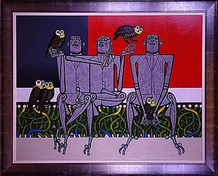 -Les oiseaux de nuit- by Gustave Camus - Auction record, sale price, and art valuation. Compare with similar artists and explore comparable artworks.