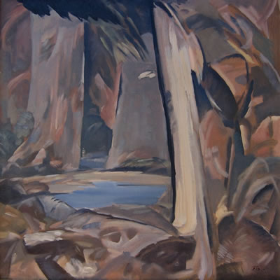 Untitled - Figure in the Forest by Peter Camfferman - Auction record, sale price, and art valuation. Compare with similar artists and explore comparable artworks.