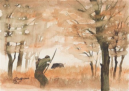 Chasse du sanglier à l'arc