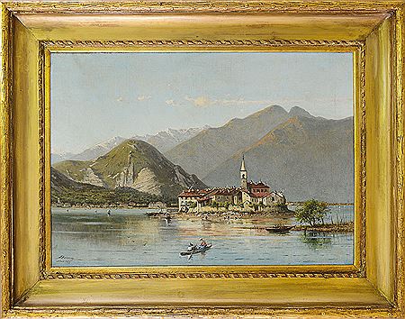 Lago Maggiore, Isola dei Pescatori, 1877