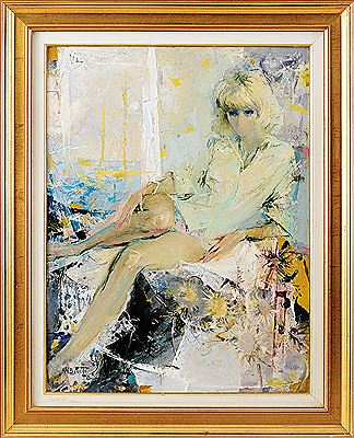 Ninette with thistles by Michele Baretta - Auction record, sale price, and art valuation. Compare with similar artists and explore comparable artworks.