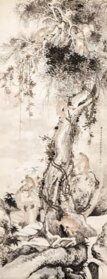 Monkeys in Landscape 1924