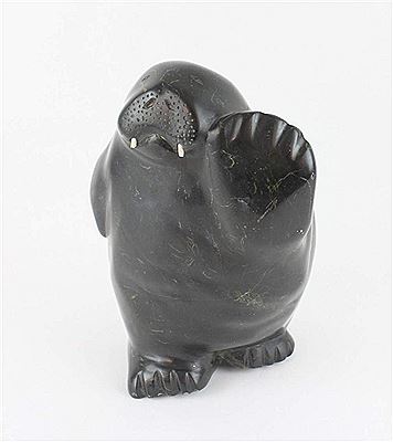 Carving of a walrus