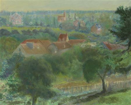 View of Parisian Suburb