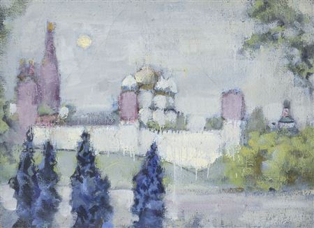 Novodevichy Convent by Vasily Ivanivitch Grigoriev - Auction record, sale price, and art valuation. Compare with similar artists and explore comparable artworks.